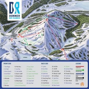 Donner Ski Ranch Trail Map