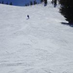Jenee coming down the slope at Mt Rose Ski Area #2